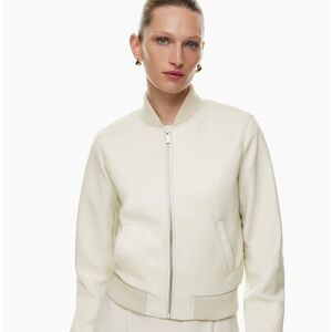 Aritzia Jackets Coats Aritzia Leibovitz Bomber Vegan Leather